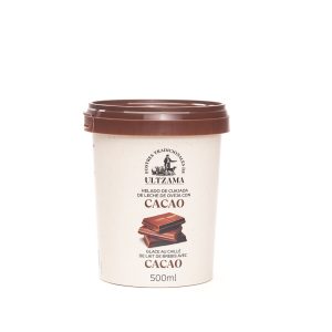 Helado de cuajada con cacao Ultzama 500 ml