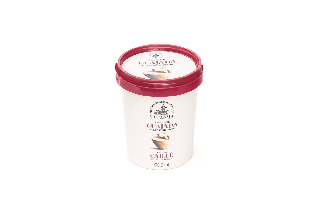Helado de cuajada natural 500ml - Irudia 2