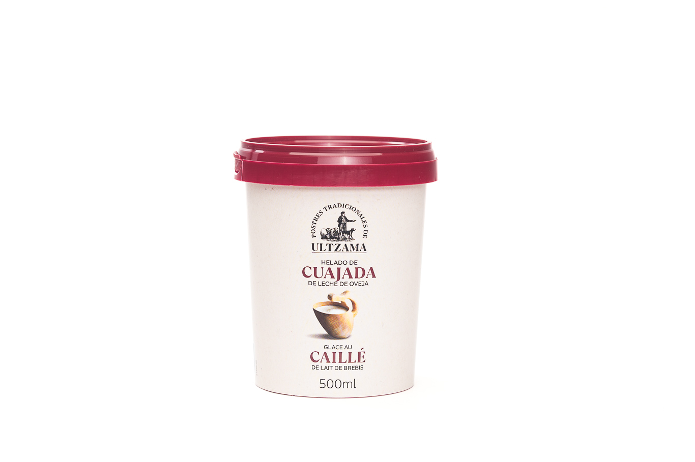 Helado de cuajada Ultzama 500 ml